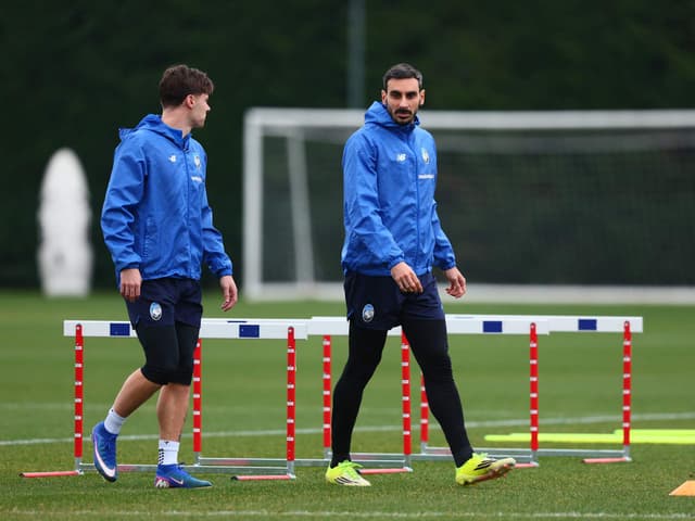 Late-morning training session at the Centro Bortolotti