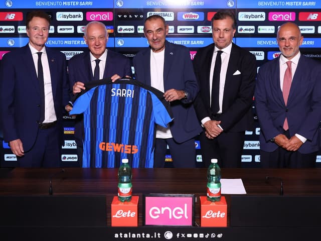 Sarri: "Atalanta Feel Like a Family, I'm here to begin an important journey"