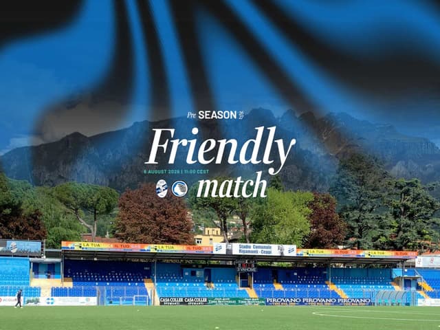 U23s, pre-season friendly with Lecco brought forward to 8 August