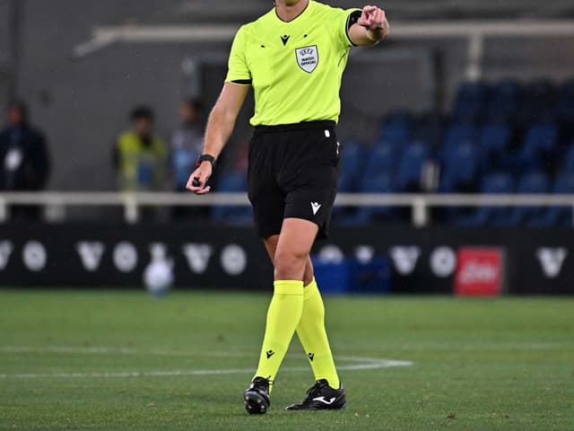 2026/27 Conference League play-off second leg: the referee