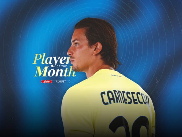 The season’s first hit: Carnesecchi is August’s Lete POTM!