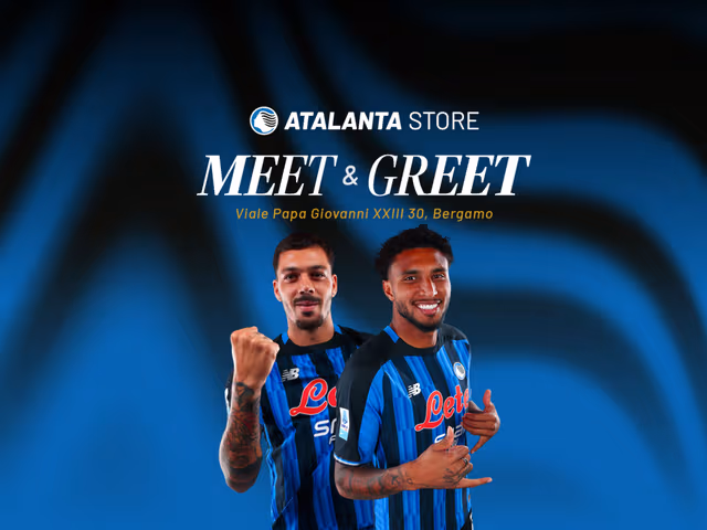 Come and meet Gianluca Gaetano and Éderson at the Atalanta Store Bergamo Centro!
