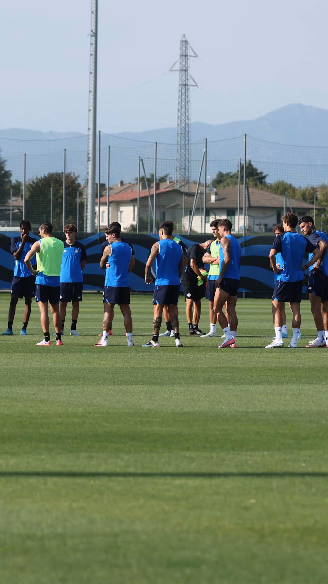 The second training session of the season at Zingonia