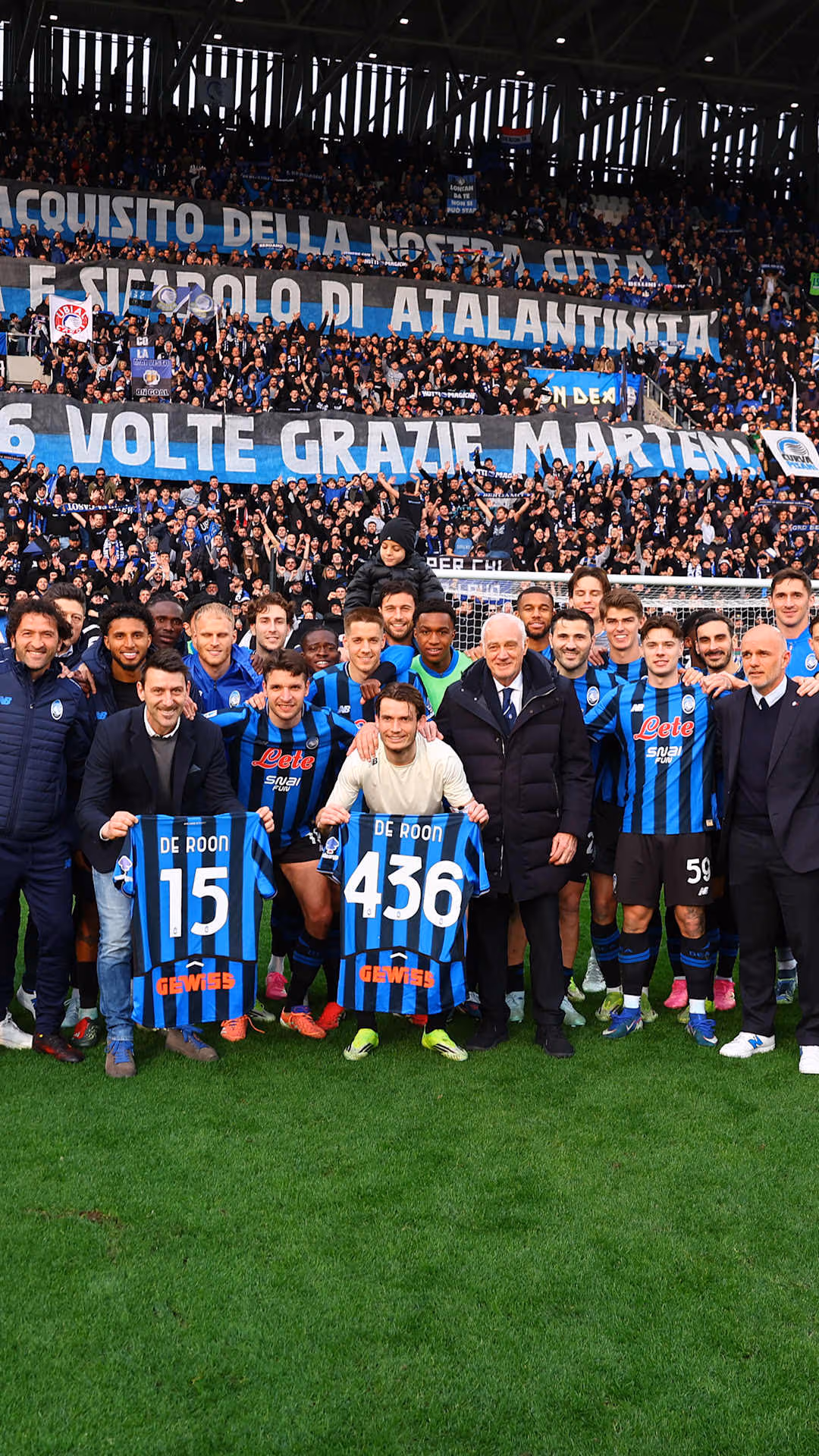 Marten de Roon in history: the celebration for his 436 appearances!