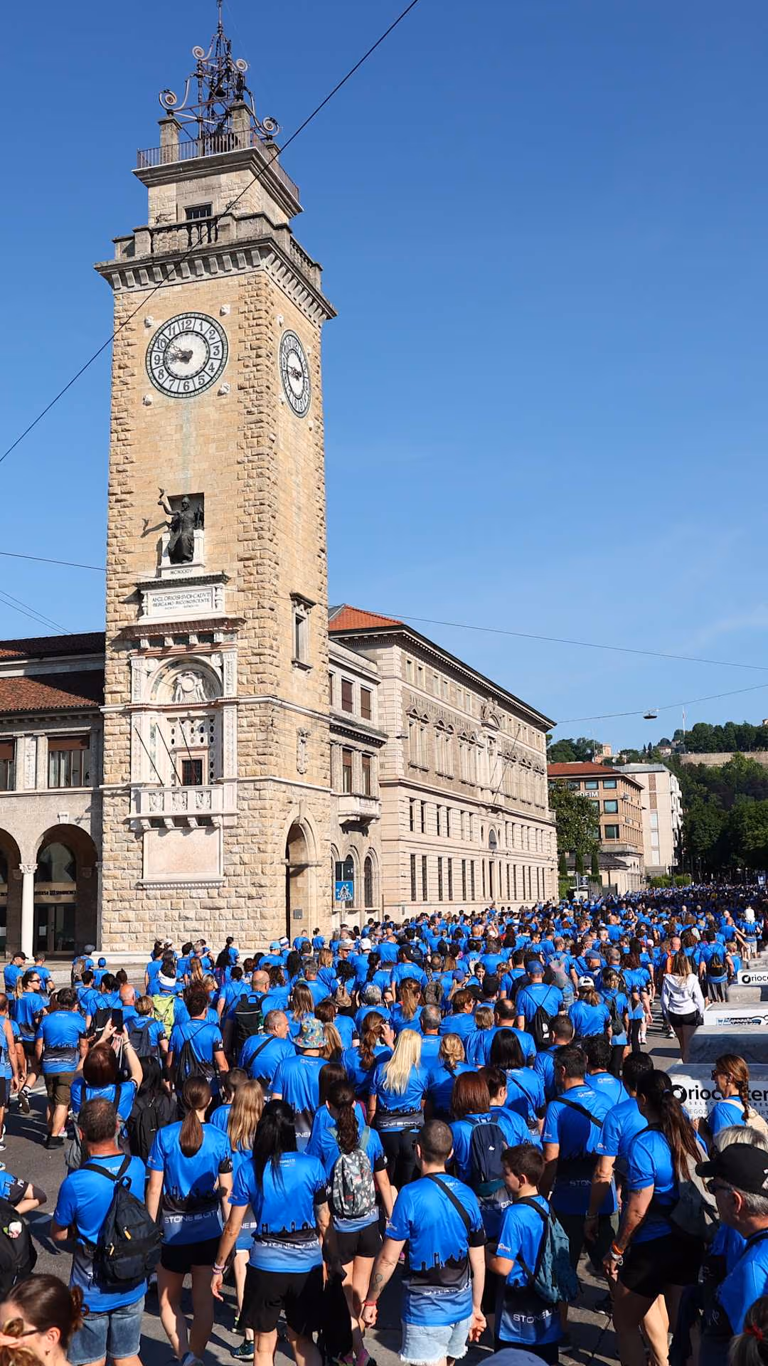 The 17th Camminata Nerazzurra in Bergamo