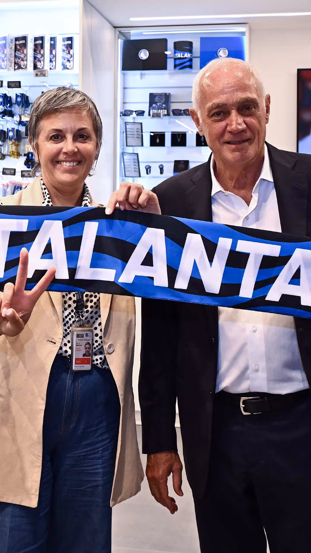 The opening of the new Atalanta Store BGY Airport