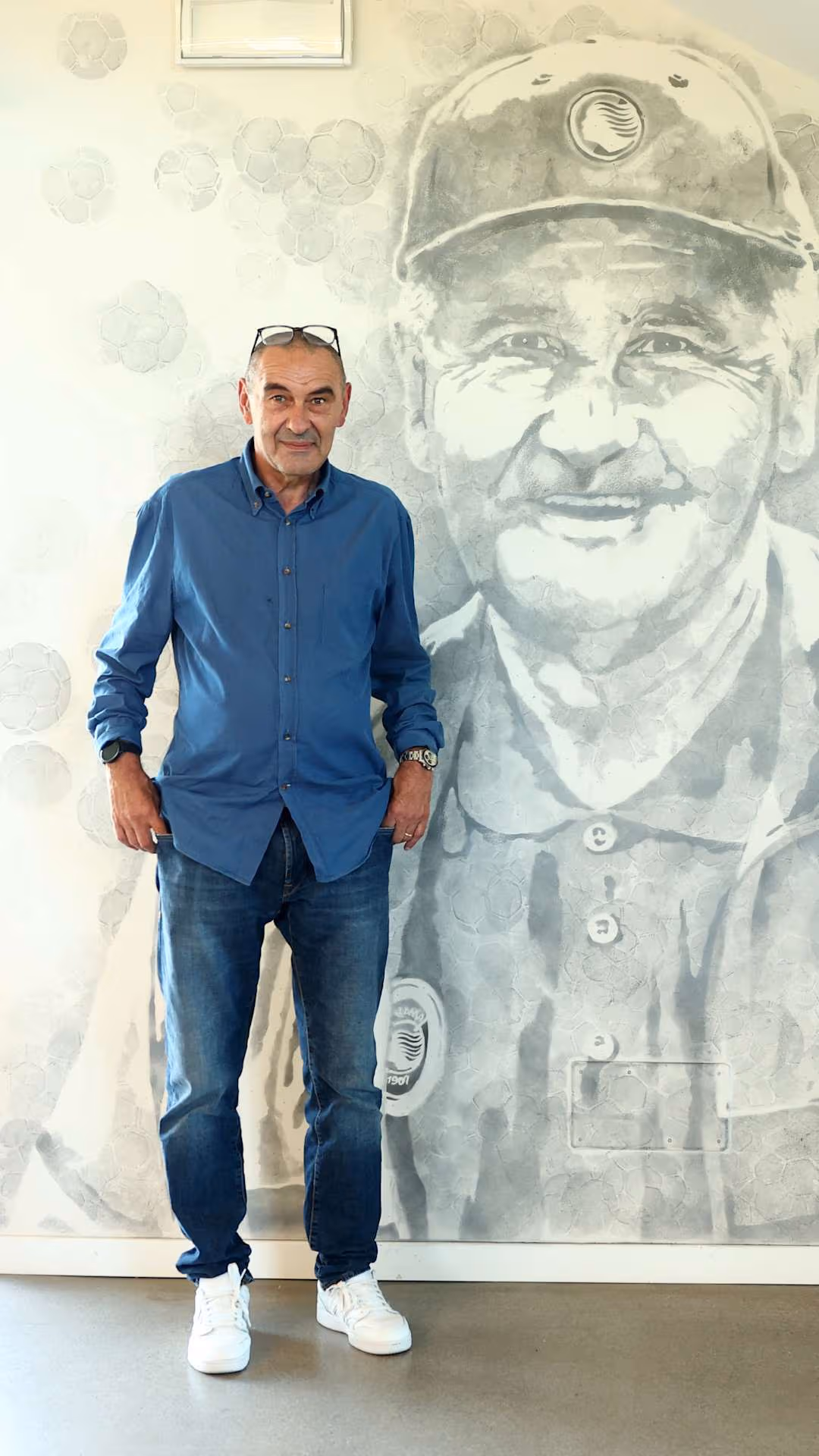 Head coach Maurizio Sarri's first day at Atalanta