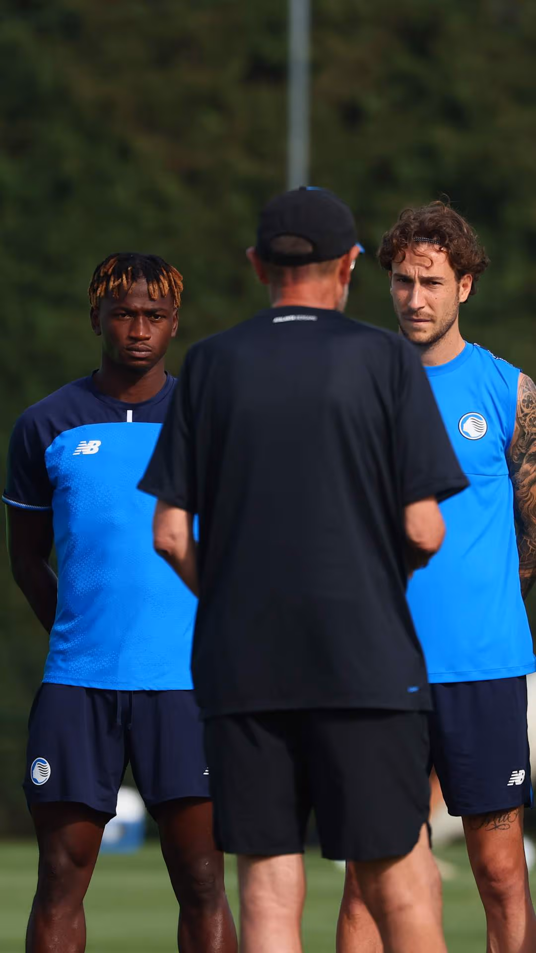 Nerazzurri at work at the Centro Bortolotti