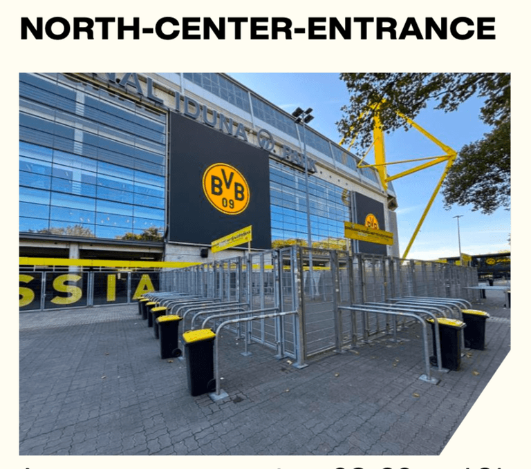 ingresso nord centrale BVB